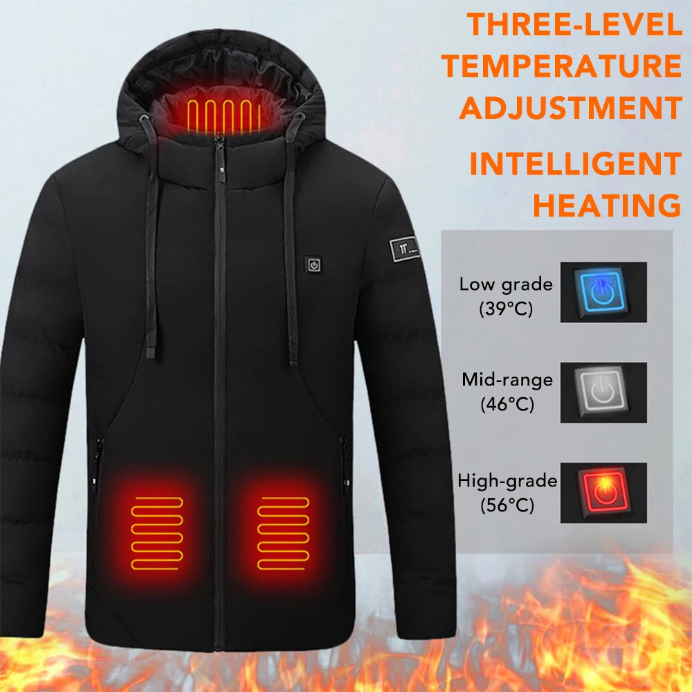 Men's 4 Areas Heated Jackets
