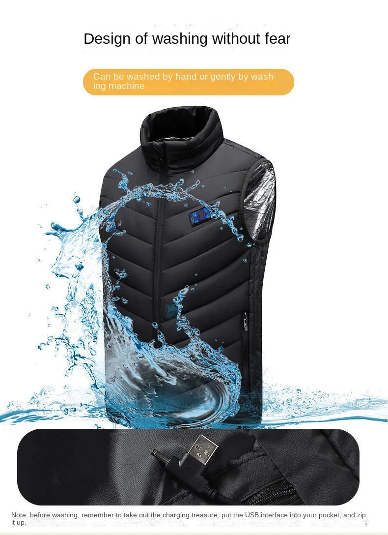 Heated Vest Motorcycle Jacket for Men Woman