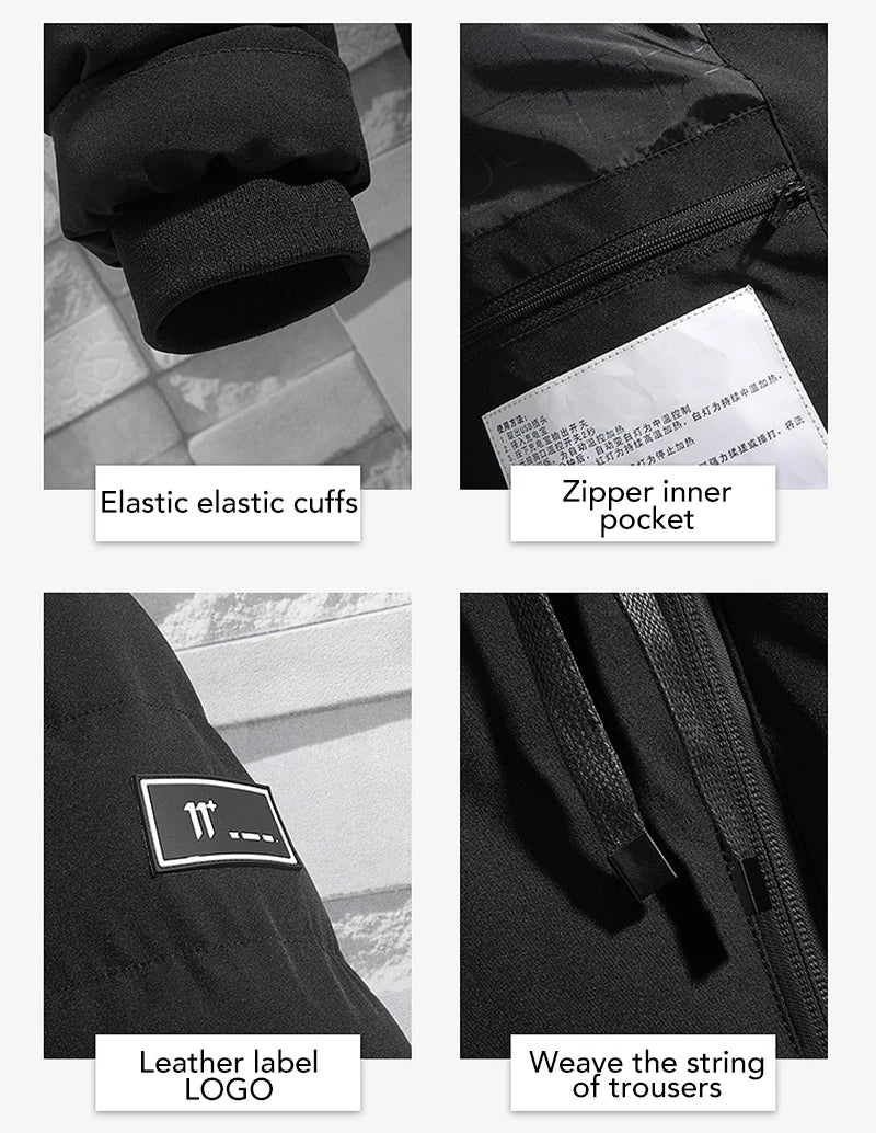 Men's 4 Areas Heated Jackets
