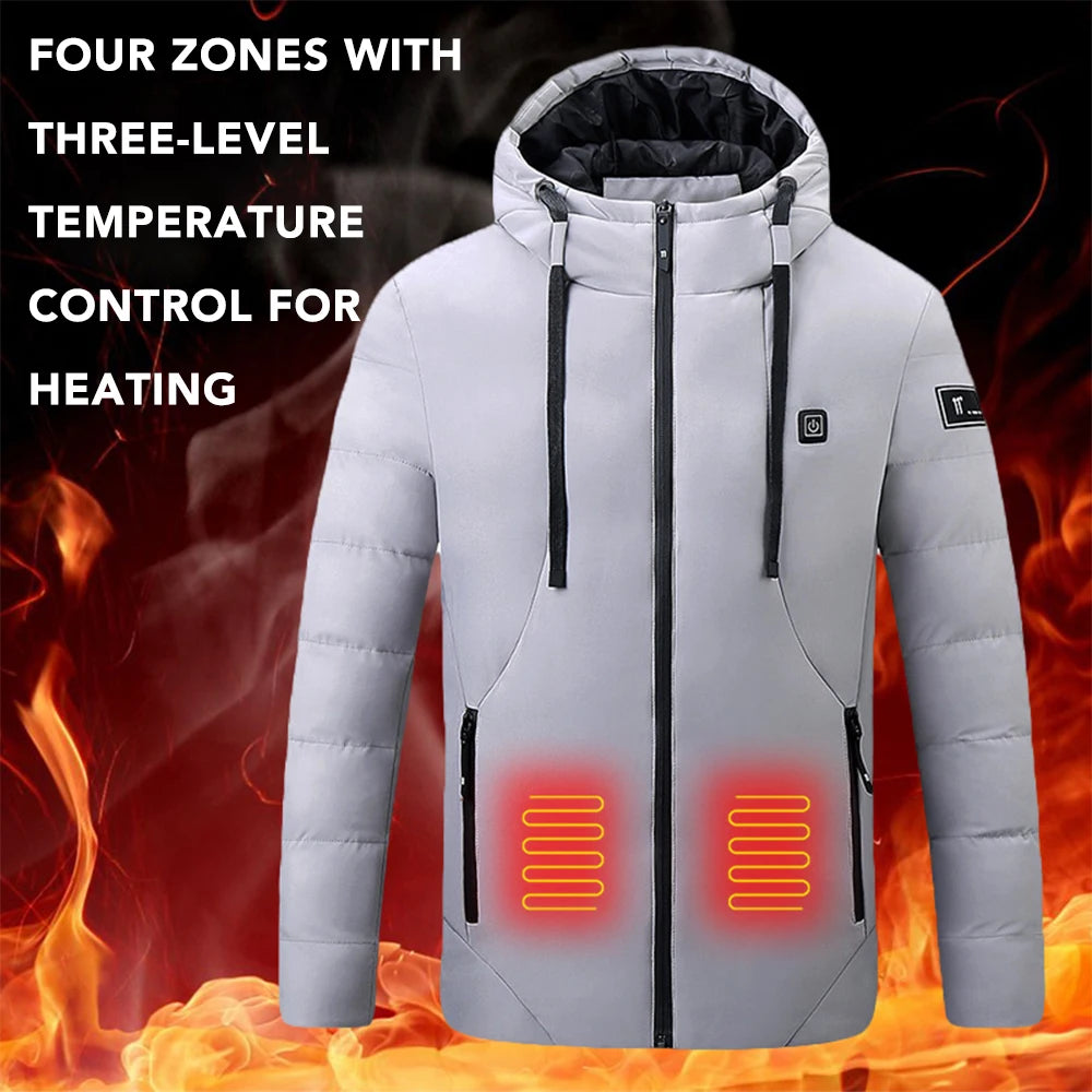 Men's 4 Areas Heated Jackets