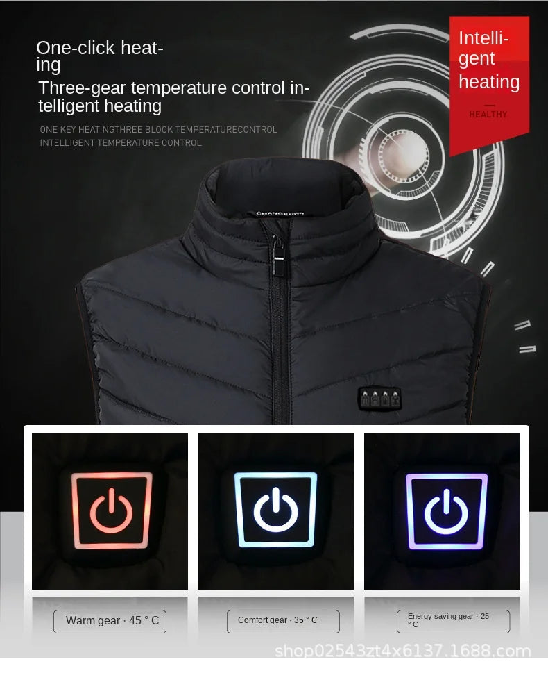 Heated Vest Motorcycle Jacket for Men Woman