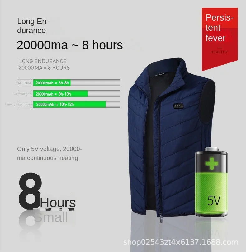 Heated Vest Motorcycle Jacket for Men Woman