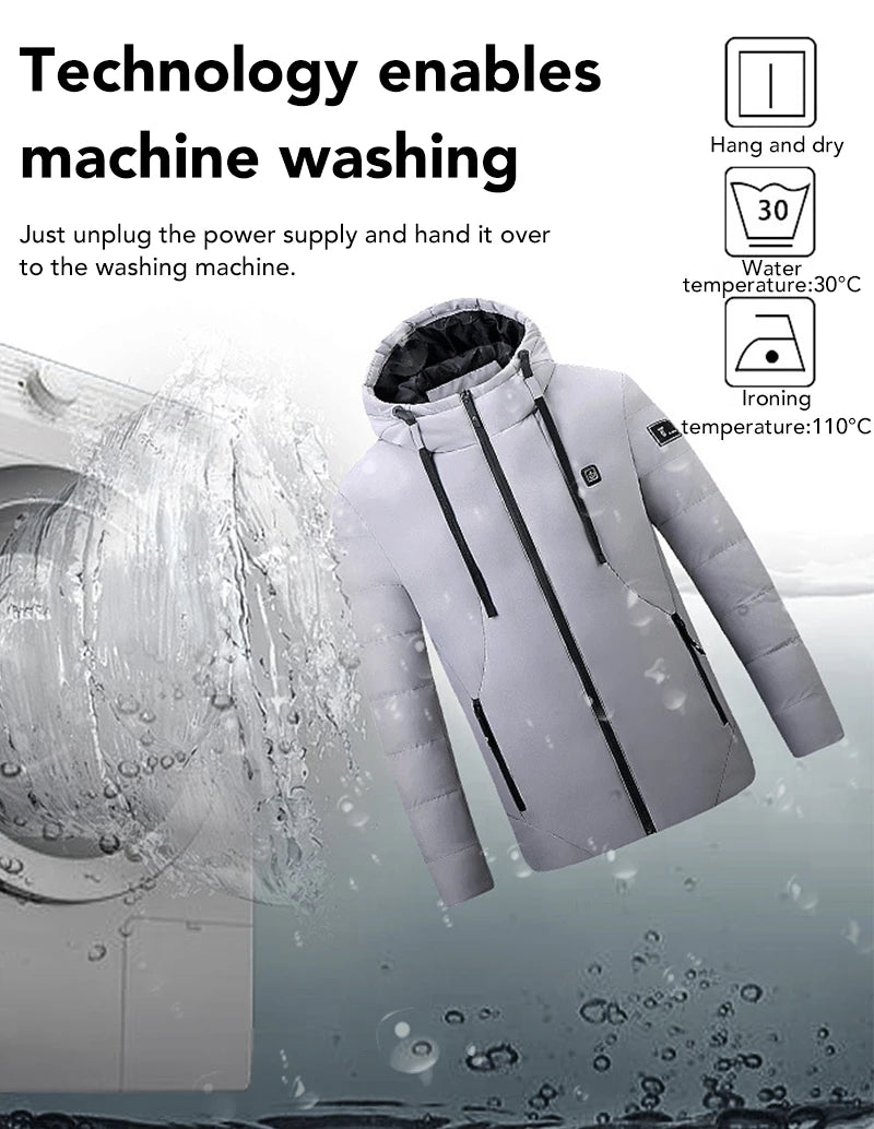Men's 4 Areas Heated Jackets