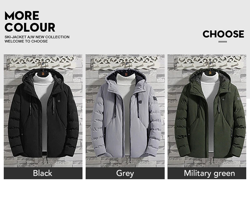 Men's 4 Areas Heated Jackets