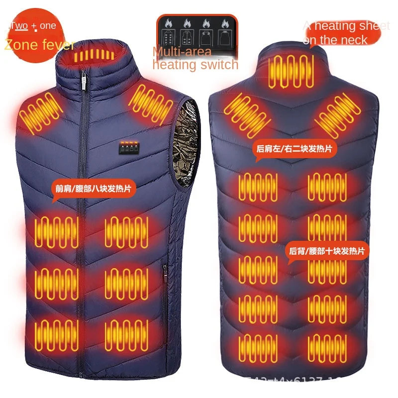 Heated Vest Motorcycle Jacket for Men Woman