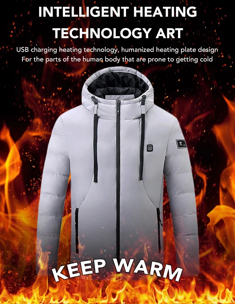 Men's 4 Areas Heated Jackets