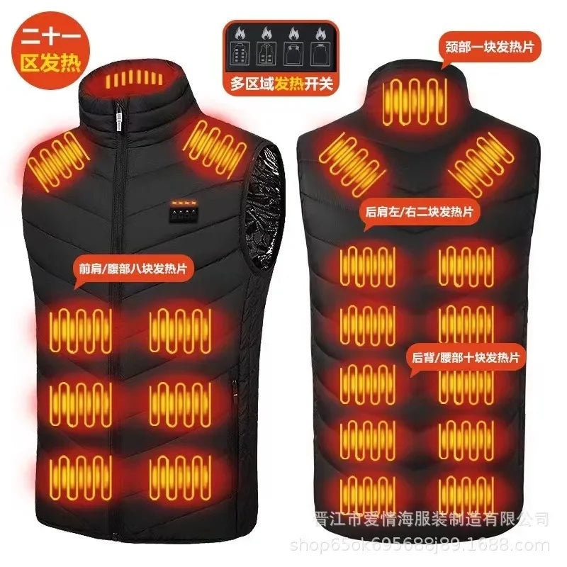 Heated Vest Motorcycle Jacket for Men Woman