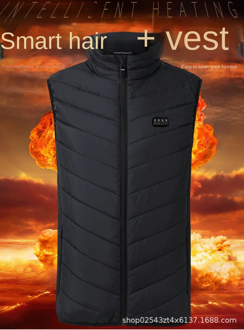 Heated Vest Motorcycle Jacket for Men Woman