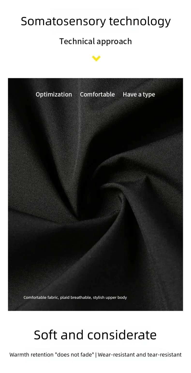Hooded jacket for men in autumn and winter