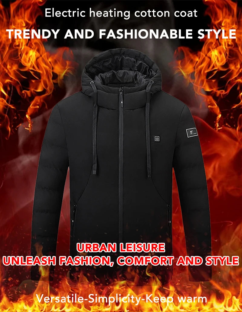 Men's 4 Areas Heated Jackets
