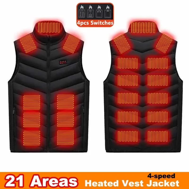 Heated Vest Motorcycle Jacket for Men Woman