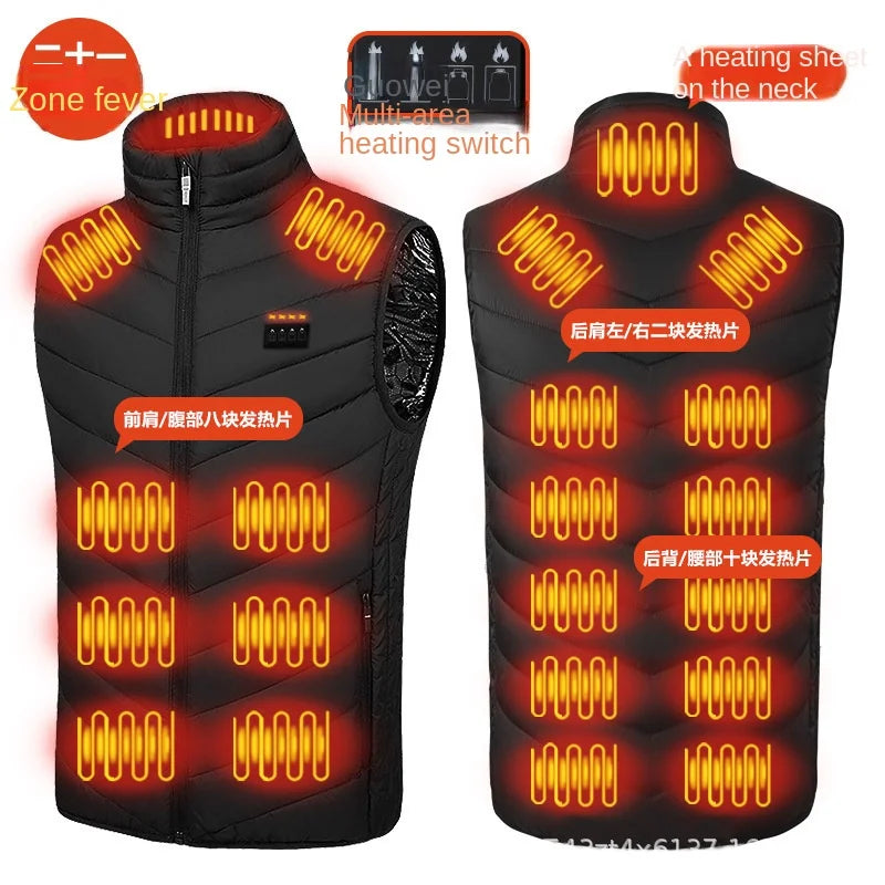Heated Vest Motorcycle Jacket for Men Woman