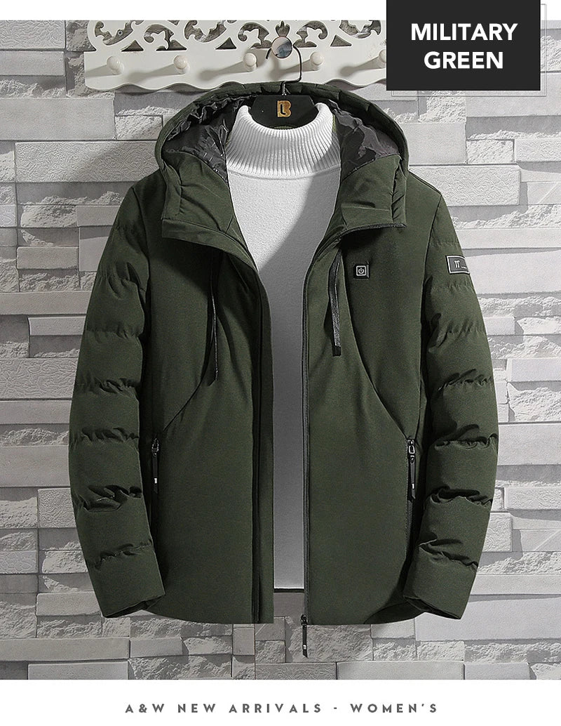 Men's 4 Areas Heated Jackets